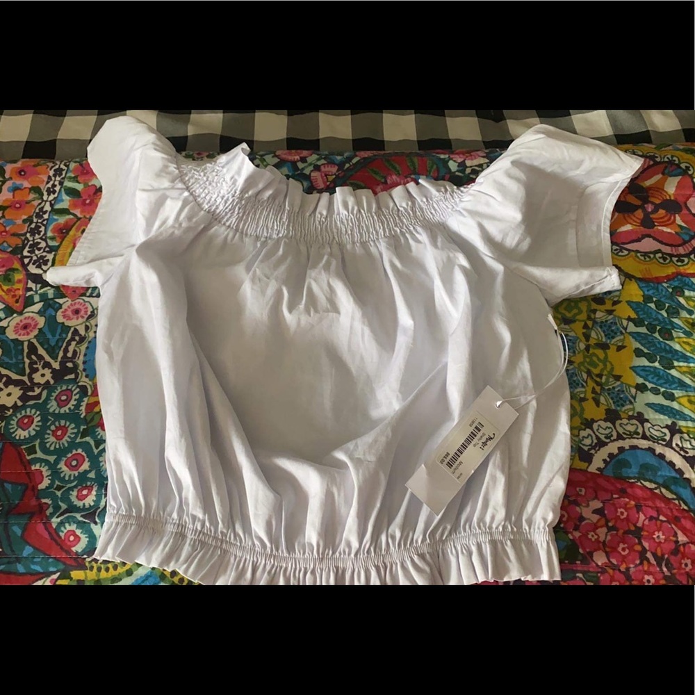 J. Marie off shoulder top